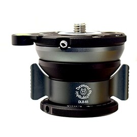 Desmond DLB-65 65mm Leveling Base for Tripod w Easy Grip Butterfly Lock Collar 40lb Max Load +/-15Â° Tilt