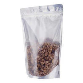 Bolsa Stand Up Pouch Lamitec 454g Transparente Café Válvula 100 Unidades