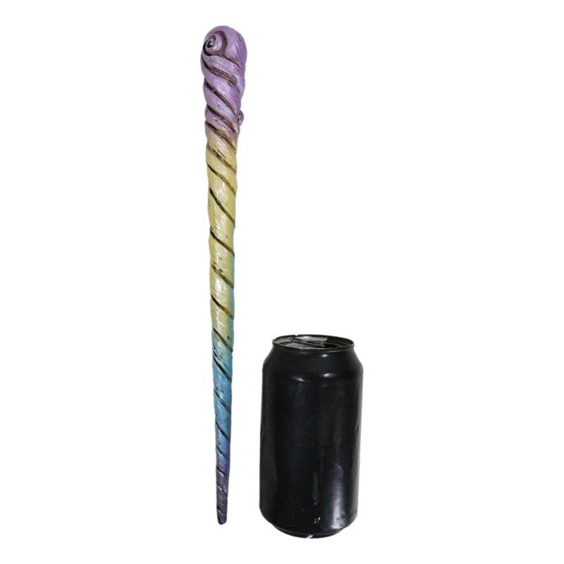 Wizards Fantasy Cosplay Rainbow Unicorn Horn Magic Wand Staff Prop