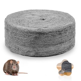 VBNZBK Steel Wool Extra Fine Grade 0000 10 m Metal Fibres for Sealing Wall Cracks Holes Ventilation Grilles Garages Includes Pair of Gloves