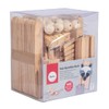 Rayher Craft Box with 450 Wooden Pieces, FSC Certified, Rods,