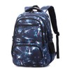 Primary and Secondary School Students Backpack Waterproof Schoolbag with Lunch