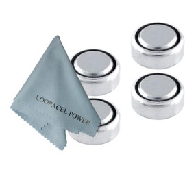 GP A76 LR44 AG13 Alkaline Cell 1.5V Button Cell 4 Batteries with Cloth