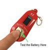 Hearing Aid Battery Testers with Spare Battery Storage Compartment (Red)