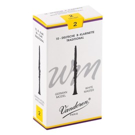 VANDOREN ANCHE CLARINETTE 10 ANCHES WHITE MAST TRAD 2 Clarinets Bb clarinet reeds