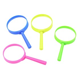 Minkissy 8pcs Handheld Boys and Girls Magnifying Glass Portable Reading Magnifiers for Boys and Girls Observation Toys Educational Toys