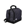 BUILT Insulated Lunch Bag with 'The Professional' Design, Polyester, Black,