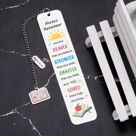 School Supplies for Girls 5th Grade Back to School Bookmark Supplies for Reading Teen Girls Boys Dorm Room Essential Bookmark for 1st 3rd Grade Student First Day of School-Gift for Middle High Schools