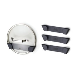 Joseph Joseph CupboardStore - 4 Piece Pot Lid Holder Set - Grey