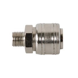 Dapetz ® Male Euro Air Line Hose Fitting Connector Quick Release Push Fit Coupler 1/4" BSP 3Pcs