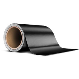 VViViD - Rollo de cinta adhesiva de vinilo de liberación de aire negro mate (4 pulgadas x 20 pies)