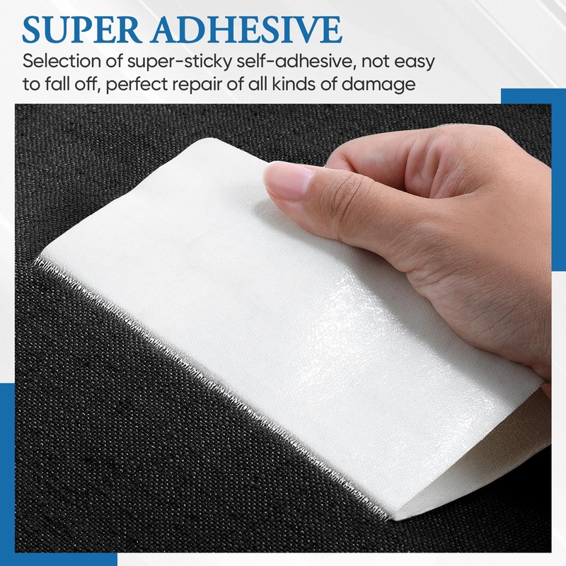 Canvas Repair Patch 5.5 x 8 Inches 6Pcs Self-Adhesive Waterproof