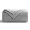 Aisbo Fleece Blanket Grey Throw - Versatile Soft Warm Blanket