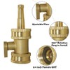 Hooshing Heavy Duty Brass Jet Nozzle High Pressure Jet Sweeper