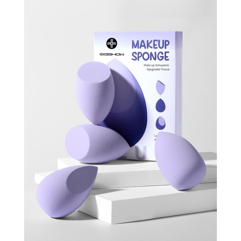EIGSHOW Makeup Sponge, Foundation Sponge, Multifunctional Puff, for Liquid, Cream,