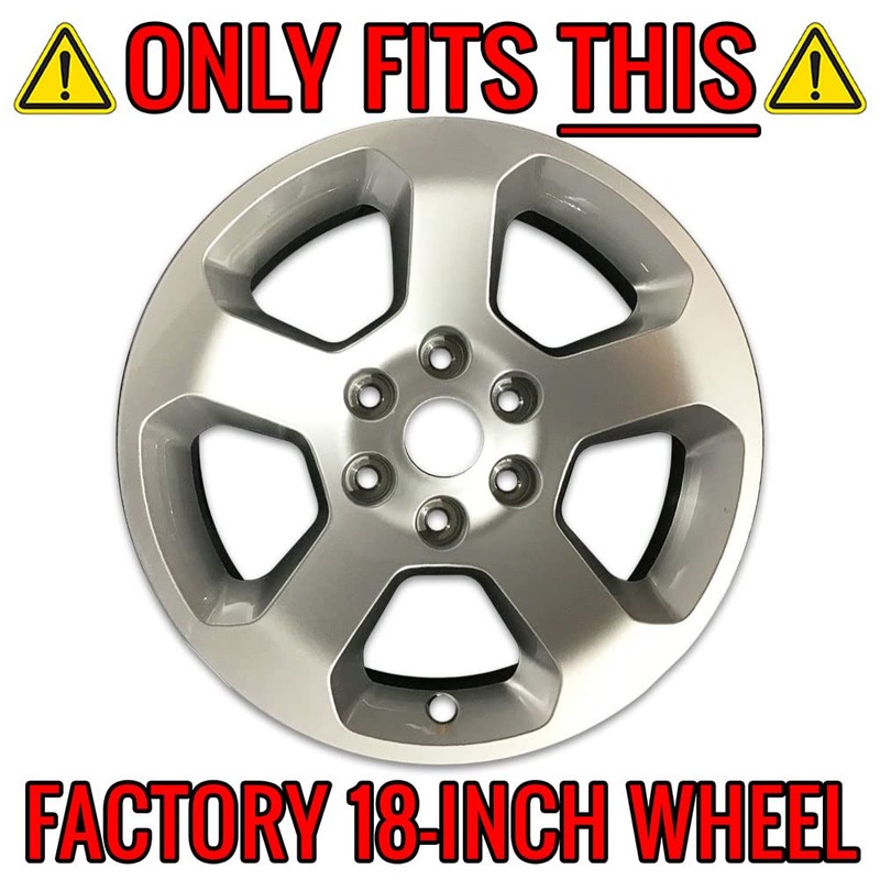 Set of 4 18" 5 Spoke Wheel Skins for 2019-2021