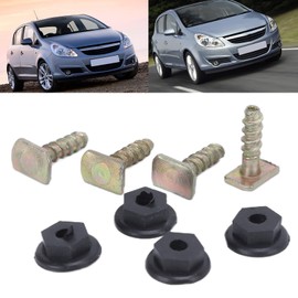 Wheel Arch Trim Clips, Front Wheel Arch Trim Clips with Screws 12290 Compatible with Vauxhall Corsa 2000‑2006