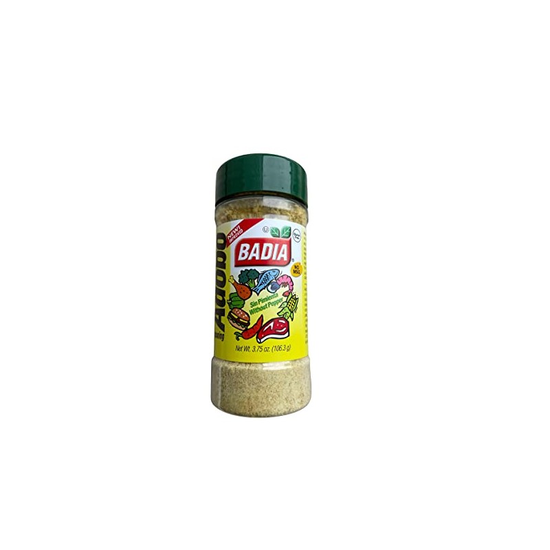 Badia Adobo seasoning without Pepper 3.75 oz (106.3g)