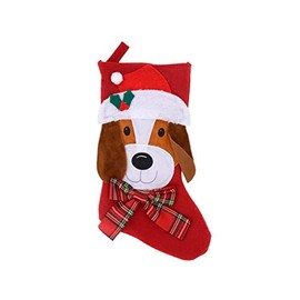 Christmas House Dog and Cat Pet Stockings, 18 inch (1 Pair)
