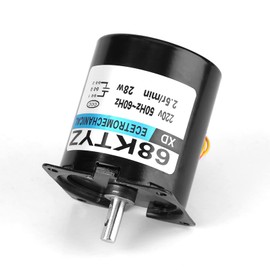XD68KTYZ-AC S1 AC220V 28W 2.5 20 30 110 RPM Permanent Magnet Synchronous Gear Motor, Small Volume, Large Torque, Compatible with Instrument Automation (2.5