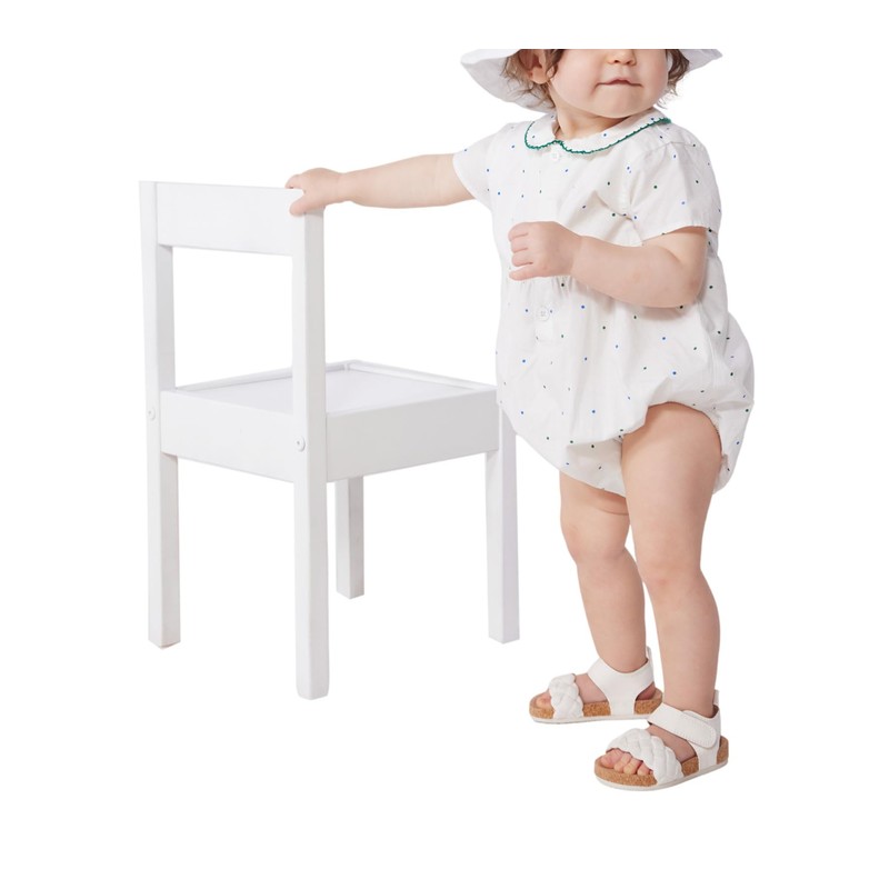 Petit Bateau baby girl player, White and multicoloured