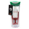 Zak! Designs Hayden Insulated Travel Tumbler for Tea, Emerald, 16.5-Ounces