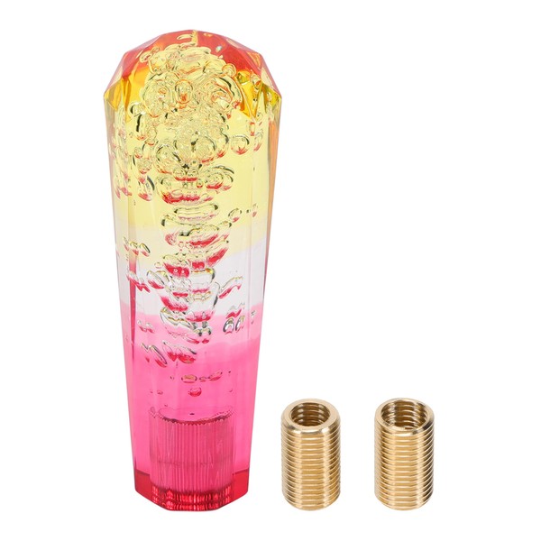 HOPESPANNER Diamond Tricolor Crystal Shift Knob Gear Shift Knob Acrylic