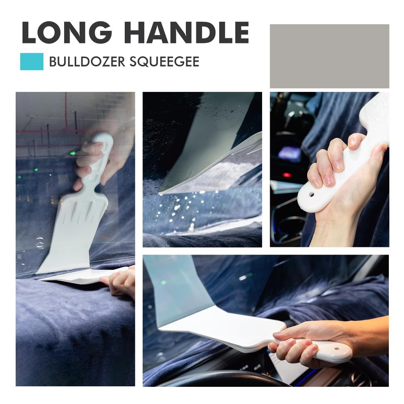 FOSHIO Bulldozer Squeegee Window Tint Kit, Car Squeegee for Windshields,