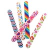 Swosh Double Sided Assorted Designs Emery Boards Nail File (Pack