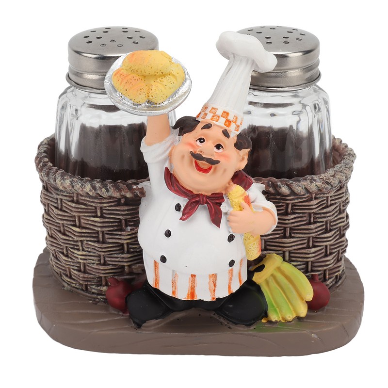 Chef Stature Holder Decorative Synthetic Resin Ingenious Vivid Chef Figurine