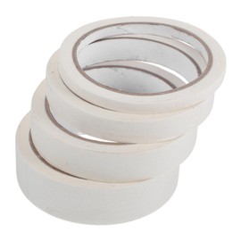 TEHAUX 4 Rolls White Masking Tape High Temperature Writable Tape for Painting DIY Crafts Home Office School Versatile Easy to Use for Labeling and Light Packaging