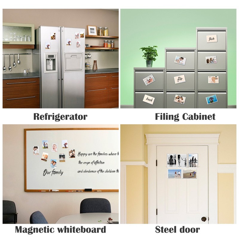 HIIMIEI Magnetische Bilderrahmen für Kühlschrank und Kühlschrank 4 "x6" (10x15