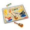 Melissa & Doug Musical Instruments Sound Puzzle - Wooden Peg