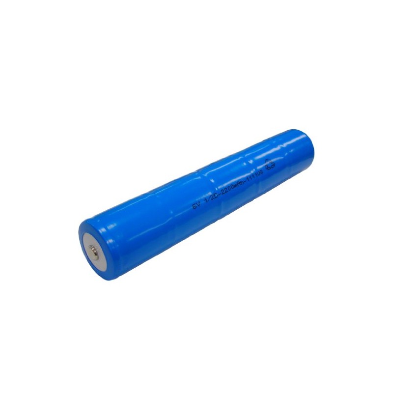 Hitech - 6V Ni-Cd Rechargeable Battery for Maglite Rechargeable Flashlights