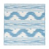 Caspari Toile De Nantes Blue Paper Linen Dinner Napkins -