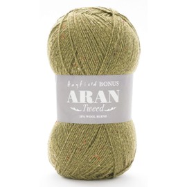 Hayfield Bonus Aran Tweed, Sagewood (695), 400g by Sirdar