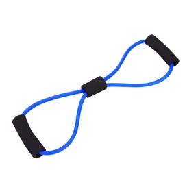 Expander Resistance Band, 8-Shape Expander Resistance Training Bands Training Rope Tube Workout Fitness Exercise for Yoga Gym (Blue)