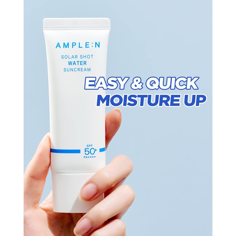 AMPLE:N (アンプルエヌ) 【公式正規品】日焼け止め ソーラーショット ウォーター サンクリーム UVカット (WATER) COREANA COSMETIC