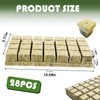 LURNODY Pack of 28 Rockwool Cube Cultivation Cubes Suitable for