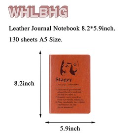 WHLBHG Theatre Lover Gift Actor Definition Gift Stagey Definition Leather Journal Notebook Funny Gift for Theatre Performer Musical Theatre Nerd Gift (Stagey Definition)