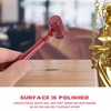 SAFIGLE 5pcs Red Judge Gavel Set for Kids Mini Gavel