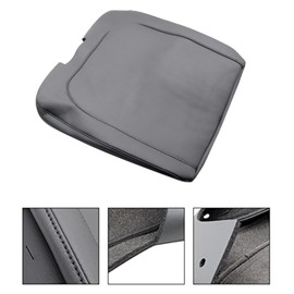 NLQR Leather Center Console Cover armrest Jump seat Cover Gray Compatible with Dodge Ram 2013 2014 2015 2016 2017 2018