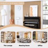 WPC Slat Wall Paneling, Modern Accent 3D Wall Panels, 8-Piece