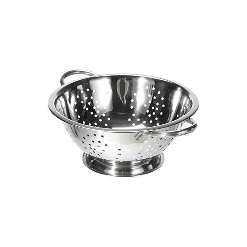 IBILI Colander with Stand 24 cm of Stainless Steel, Silver