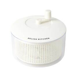 DELISH KITCHEN Pearl Metal Spinner, Salad Spinner, Vegetable Drainer CC-1849