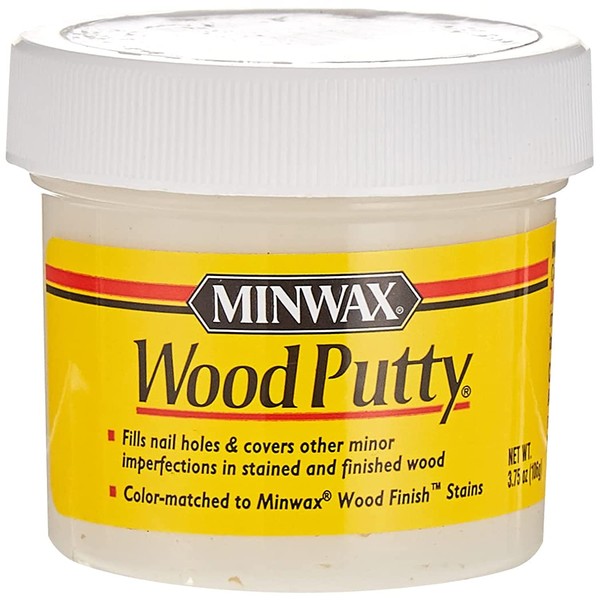 Minwax 13616000 Wood Putty, 3.75 oz, White, 3 Ounce