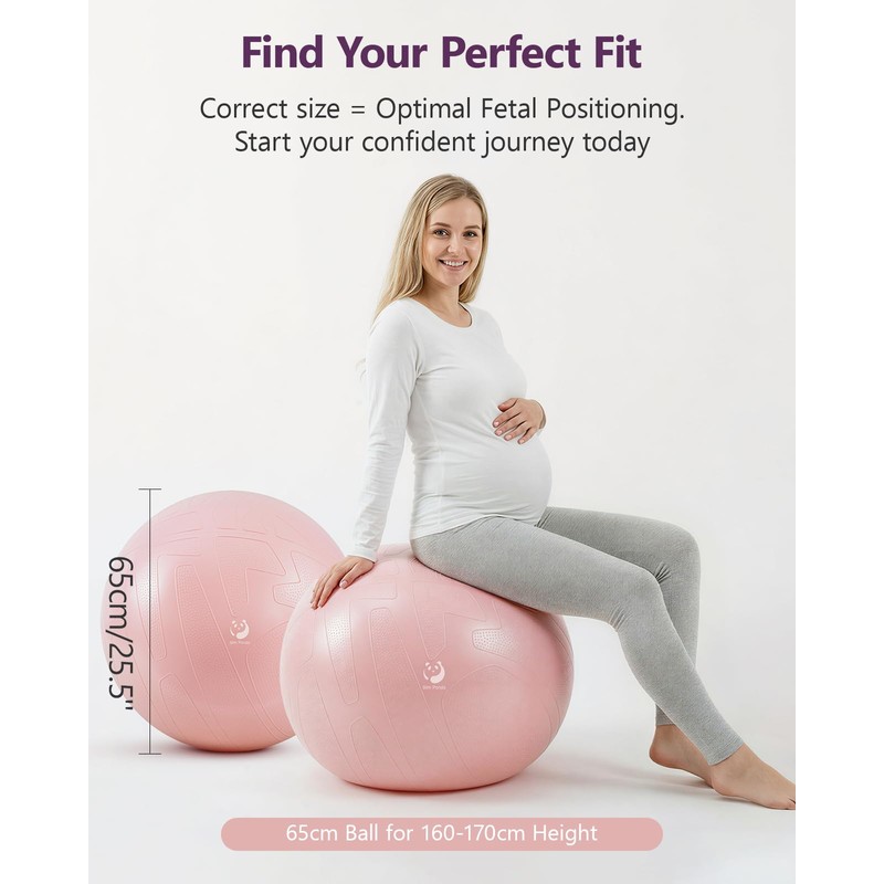 Slim Panda Birthing Ball - 1.7mm Extra Thick SGS Certified