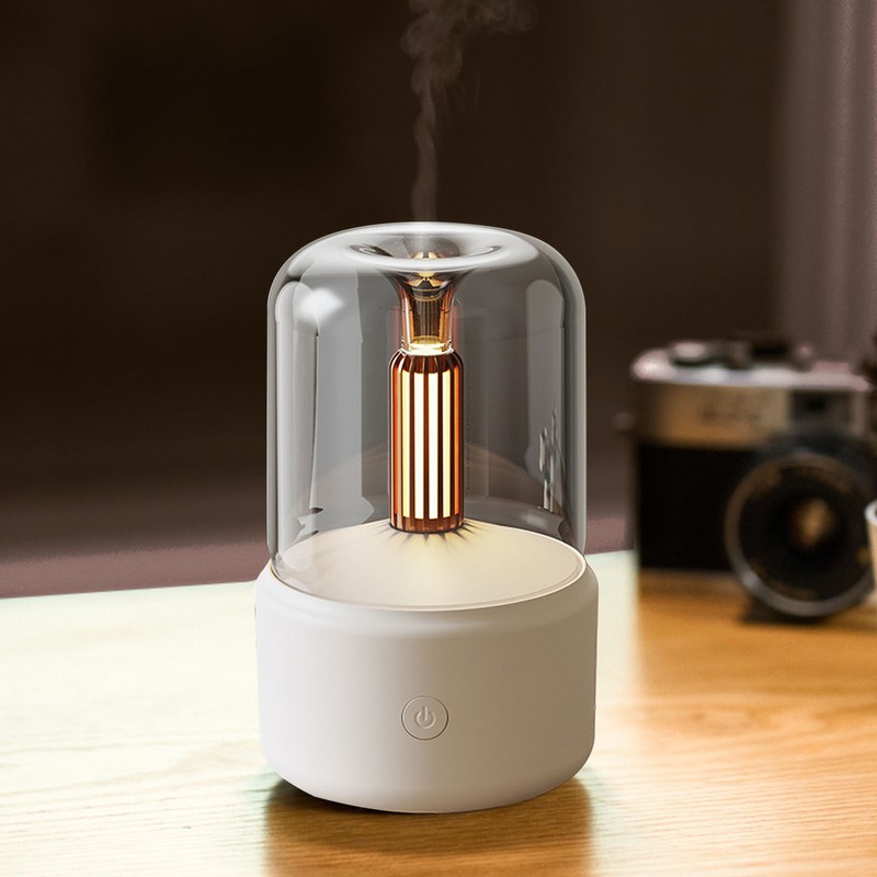 Candlelight Essential Oil Diffuser Plastic with 120ml Water Tank USB