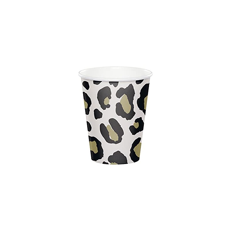 Creative Converting Leopard Paper Cups, 8 ct