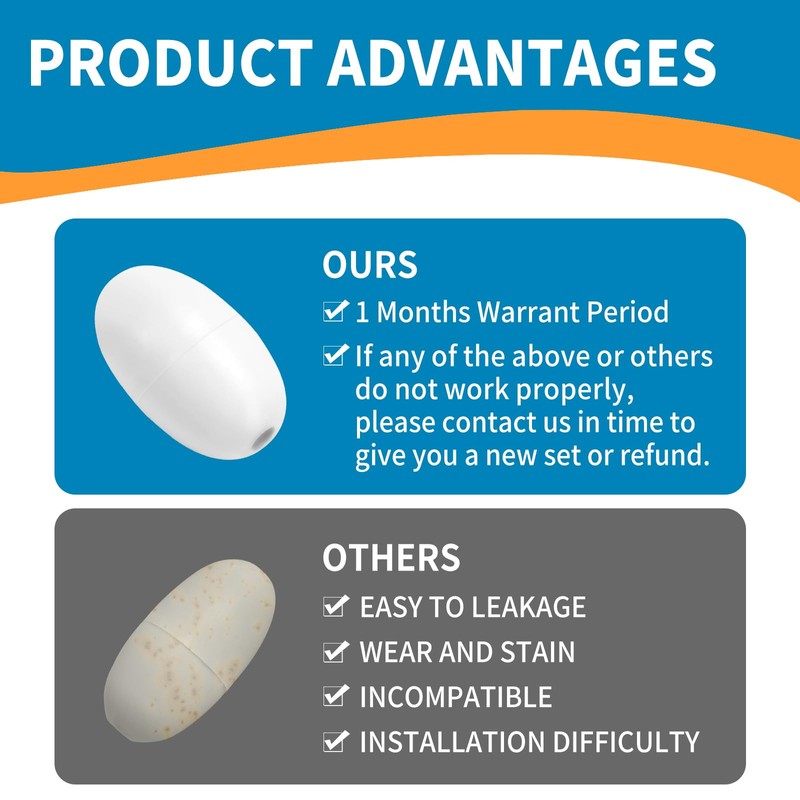 IDEASURE A20 Float Head Fit for Polaris Pool Cleaner -